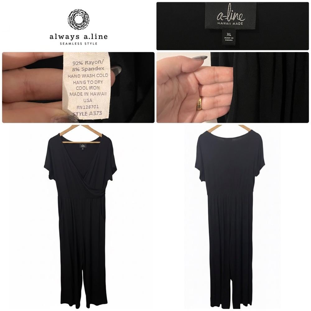 Always A.Line Hawaii ✨ XL • Market Jumpsuit • Black - Picture 2 of 4